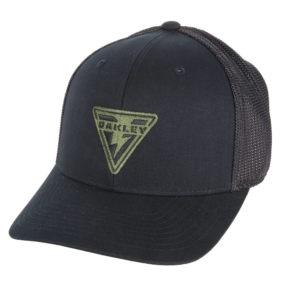 Oakley SI Logo Black/Dark Brush Snapback Hat OSFA FOS901198-9RH-U in Black/dark Geen - Oakley