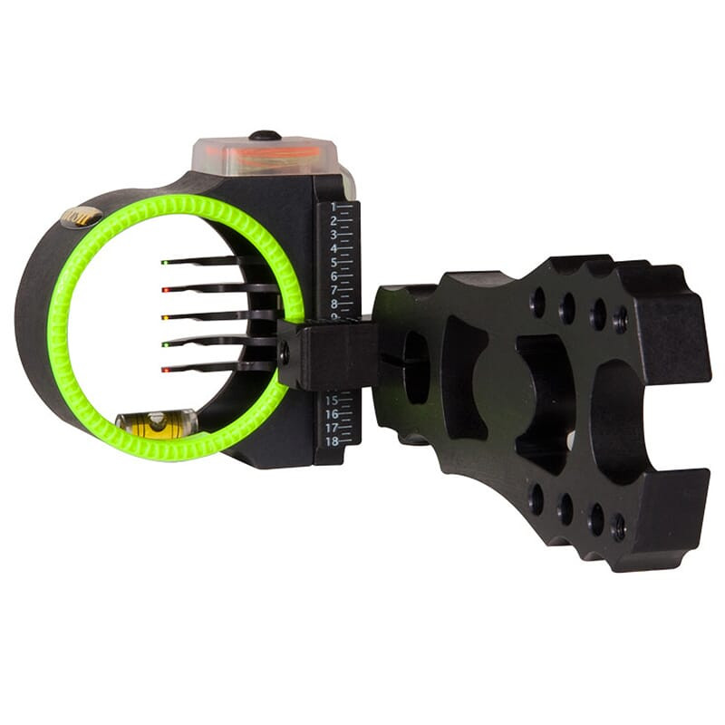 Black Gold Flash Point Rush 2" Guard 5-Pin .019 Black RH Bow Sight FPRUX5 - Black Gold