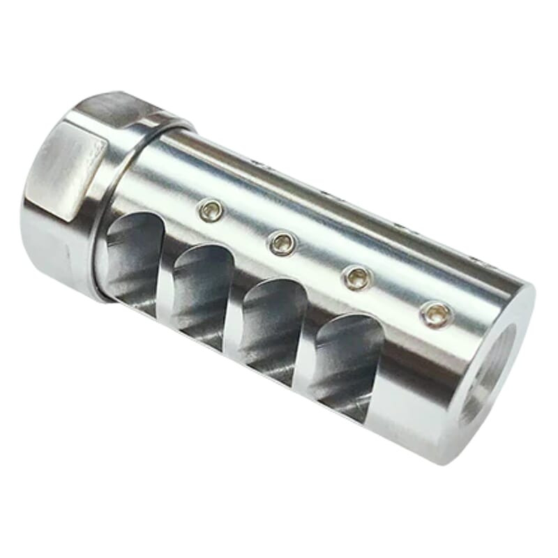 American Precision Arms Gen 3 Little Bastard M18x1.5 6.5mm Stainless Self Timing Muzzle Brake G3L8565S - American Precision Arms
