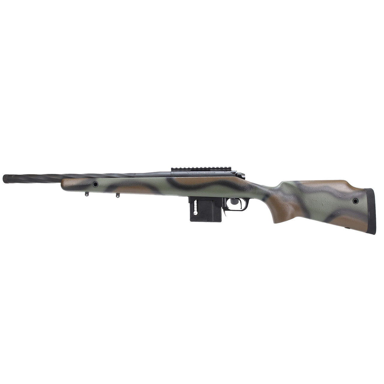 Vudoo Gun Works Gen2 RH 22LR 18" Bart Kukri Wrought Iron Flute Target Crown 20MOA TT Primary Grayboe Terrain TRI-22LR-G2-KUK18WI-GBTWC - Vudoo Gun Works