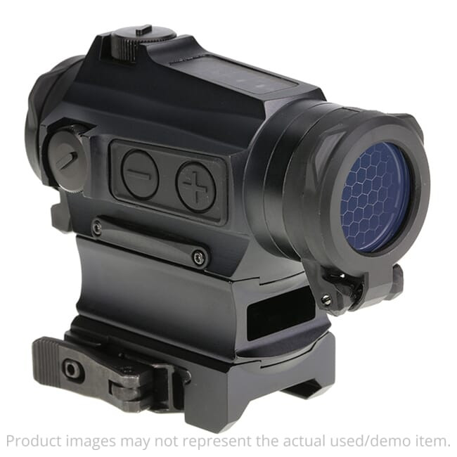 Holosun HE515CM-GR Green Multi-Reticle Circle Dot 20mm Micro Reflex Sight w/Solar Failsafe, Shake Awake, & QD Mount HE515CM-GR Light Mount Marks - 