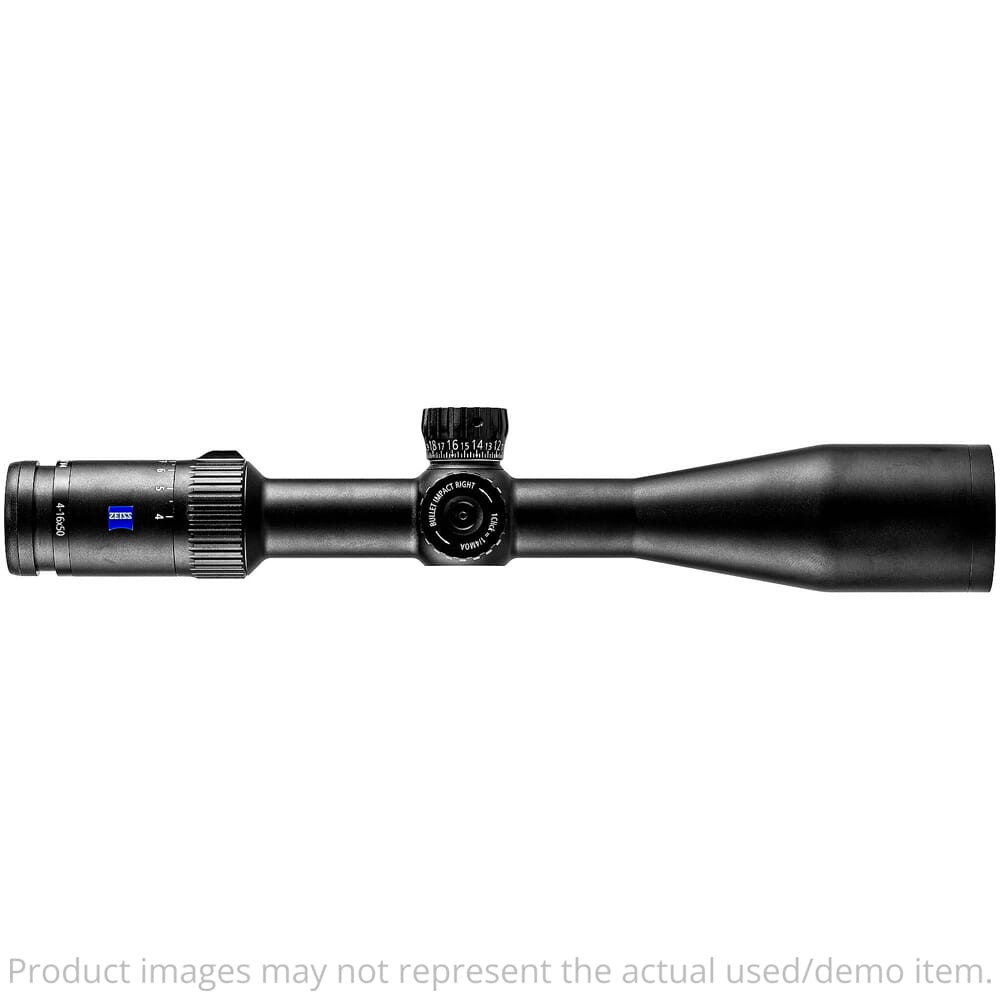 Zeiss Conquest V4 4-16x50mm ZMOAi-T30 Illum #64 Ext. Elev. Ext. Locking Wind. Riflescope 522945-9964-090 Damaged Box UA4904 - USED/MISC