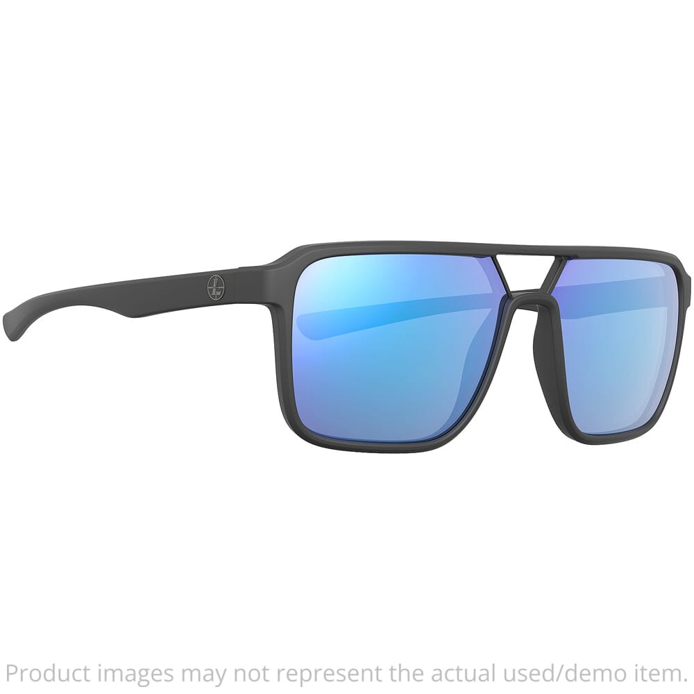 Leupold Bridger Dark Gray Performance Eyewear w/Blue Mirror Lenses 182674 New without Box UA4911 - USED/MISC