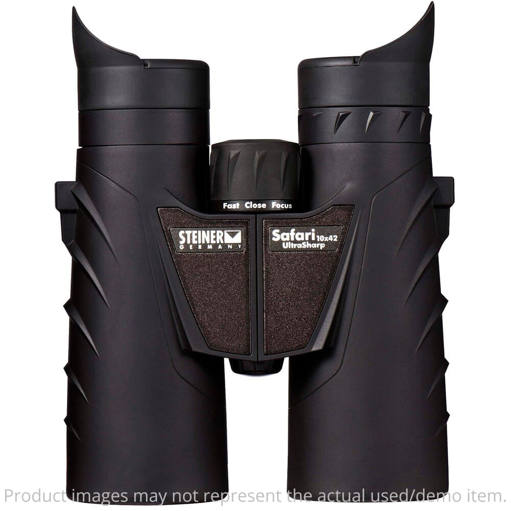 Steiner 10x42 Safari Ultrasharp Binocular 2218 Excellent Condition, Front Lens Cover Broken UA4947 - USED/MISC