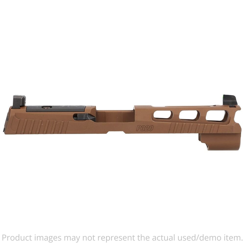 Sig Sauer P320 PRO-CUT 9mm 4.7" Bbl R2 Optic Ready Coyote Tan Slide Assembly w/XRAY3 8900953 - Small Scratches UA4975 - 
