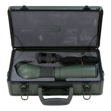 Swarovski 65 ATS spotting scope with 20 x 60 eyepiece. Includes hard case and lens covers. UA921 - USED/MISC
