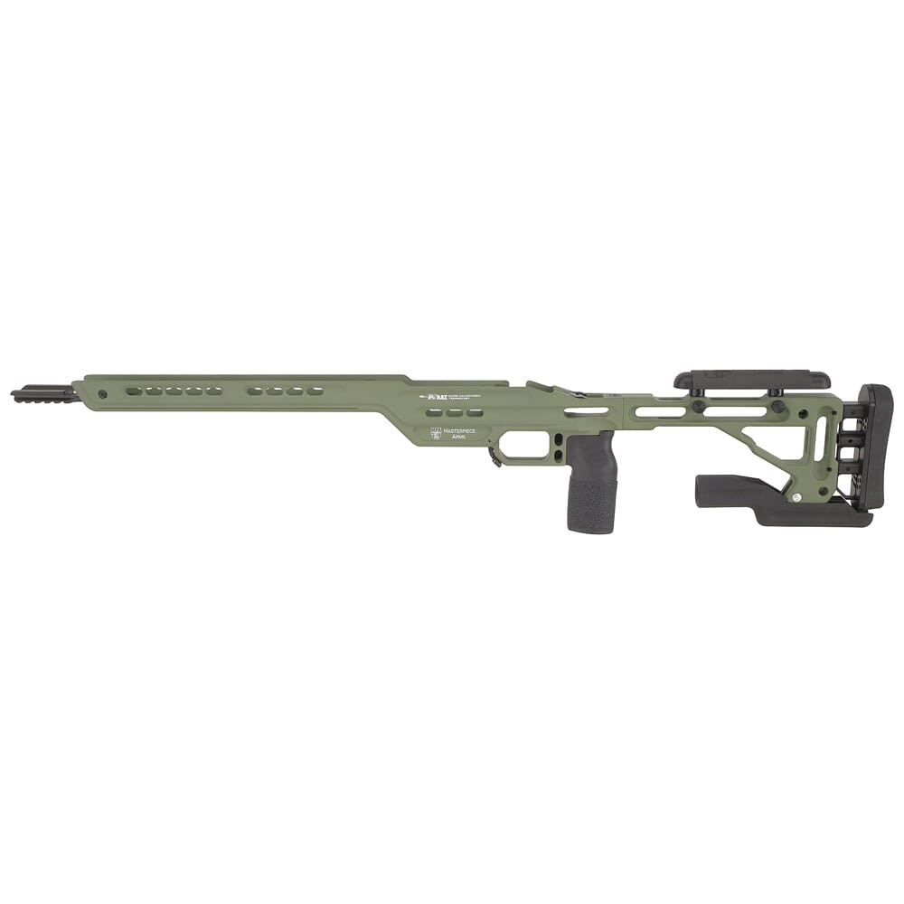 MasterPiece Arms Remington SA LH MC Dark Green Hybrid Chassis HYBCHASSISREMSA-GRN-LH-21 - Masterpiece Arms