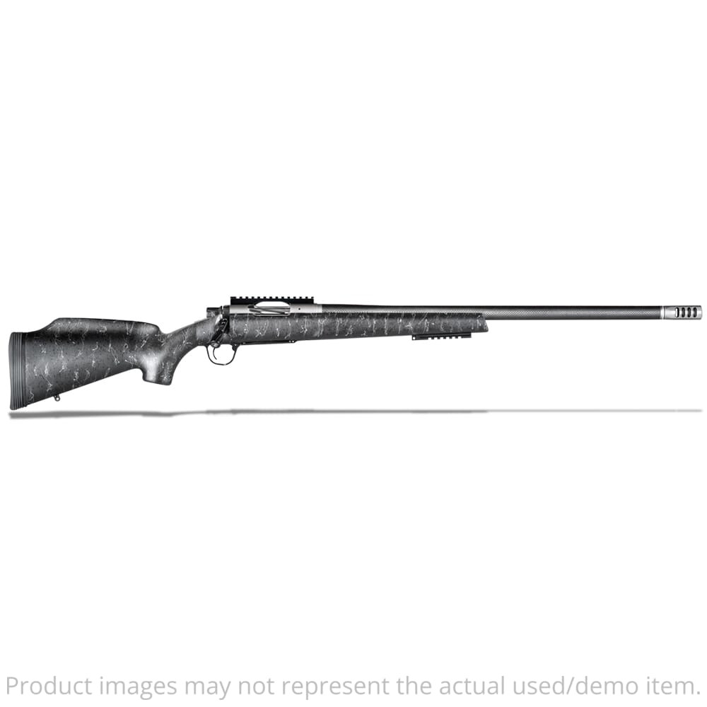 Christensen Arms Traverse 6.5 Creedmoor 24"Bbl 1:8" Black w/ Gray Webbing Rifle 801-10003-00 - Display Model, Cosmetic Damage on Stock UA4696 - USED/MISC