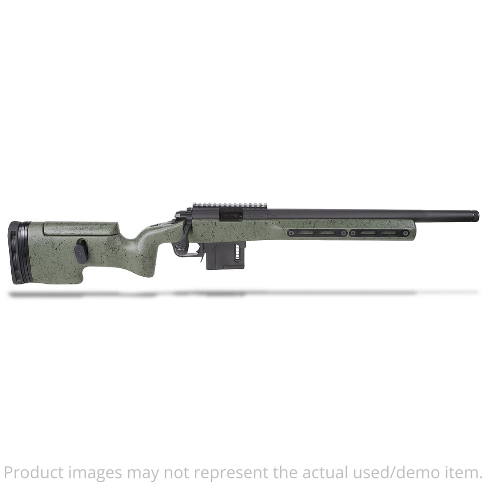 Vudoo Gun Works Ravage .22 LR V-22 Gen 2 30 MOA Lrg Bolt Knob 18" Threaded MTU Contour Barrel Black Rifle w/OD Green/Black Web Ridgeback Stock & - USED/MISC
