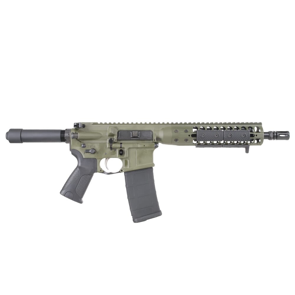 LWRC International LWRC ICDI Direct Impingement 5.56mm NATO 10.5" 1:7" 1/2x28 Bbl OD Green Pistol ICDIP5ODG10 - LWRC International