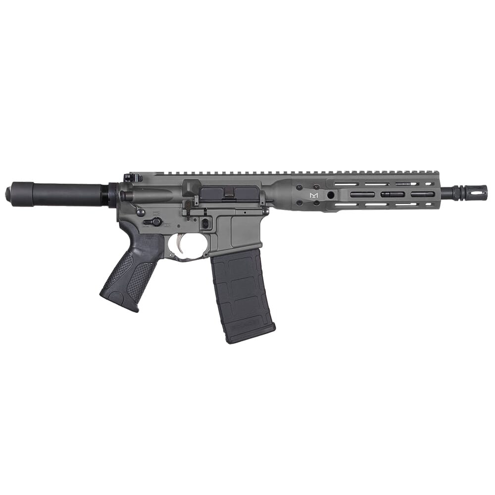 LWRC International LWRC ICDI M-LOK Direct Impingement 5.56mm NATO 10.5" 1:7" 1/2x28 Bbl Tungsten Grey Pistol ICDIP5TG10ML - LWRC International