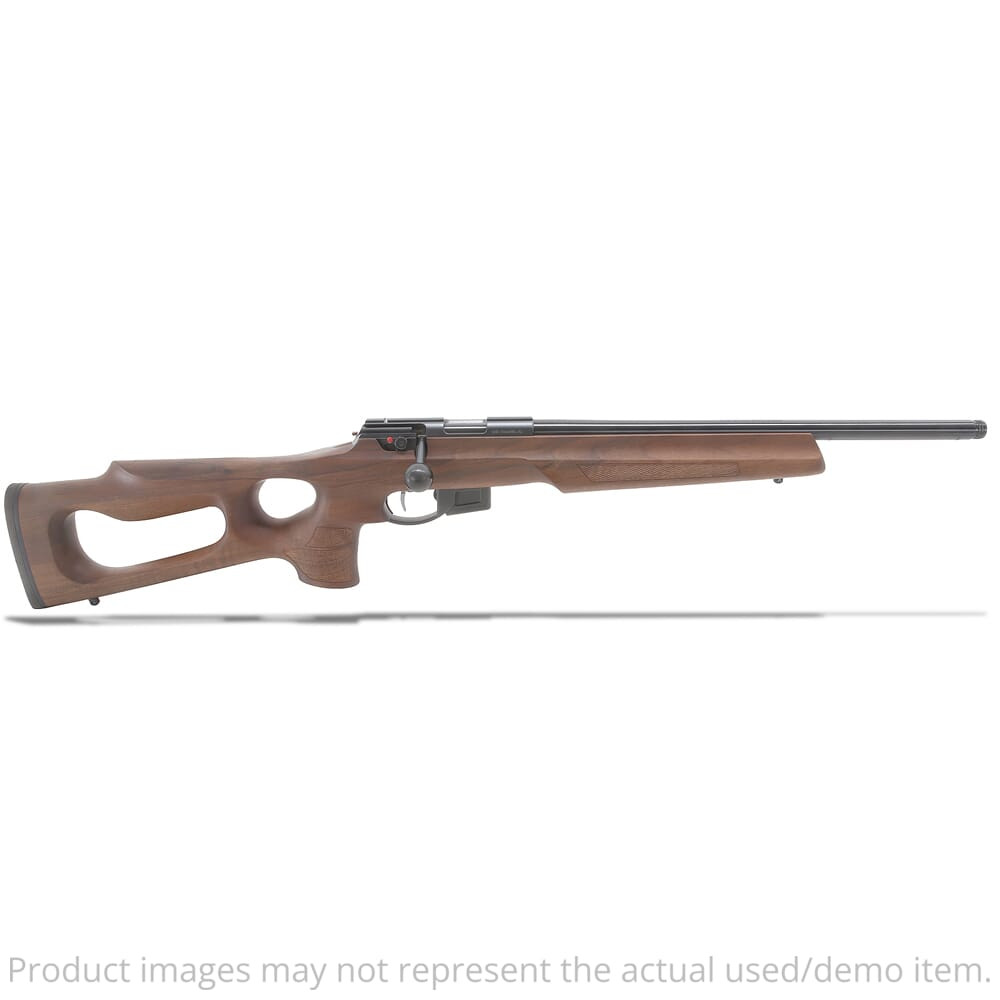 Anschutz 1761 HB .22 LR G-28 Walnut Thumbhole 18" Bbl Rifle w/Single-Stage Trigger 015614 STORE DISPLAY Very Minor Chips in Wood UA5104 - Anschutz
