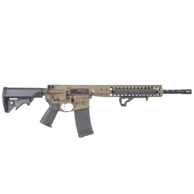 LWRC International LWRC ICDI Direct Impingement 5.56mm NATO 16.1" 1:7" 1/2x28 Bbl Patriot Brown Rifle ICDIR5PBC16 - LWRC International