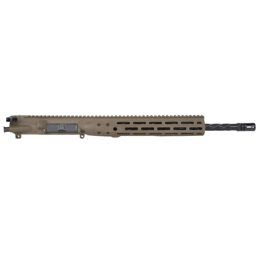 LWRC International LWRC ICDI M-LOK Direct Impingement 5.56mm NATO 16.1" 1:7" 1/2x28 Bbl Patriot Brown Complete Upper Receiver ICDIU5PBC16ML - LWRC International