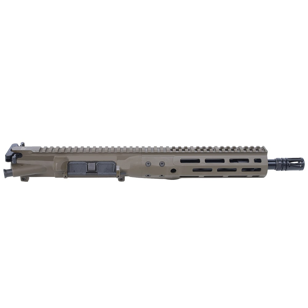 LWRC International LWRC ICDI M-LOK Direct Impingement 5.56mm NATO 10.5" 1:7" 1/2x28 Bbl Patriot Brown Complete Upper Receiver ICDIU5UBC10ML - LWRC International