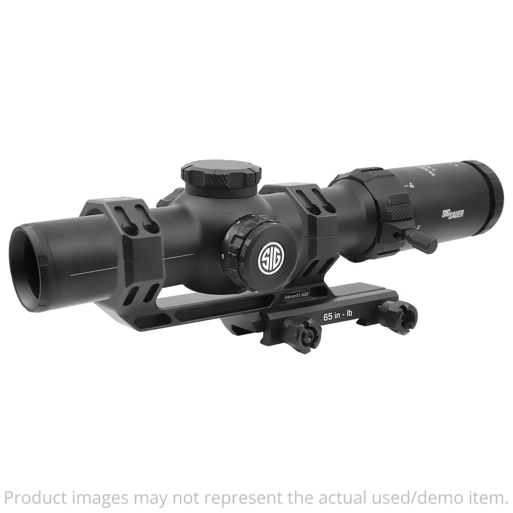 Sig Sauer TANGO-MSR 1-10x26mm FFP Riflescope w/Cantilever & 34mm ALPHA-MSR Mount SOTM11002 Excellent Condition UA5376 - 