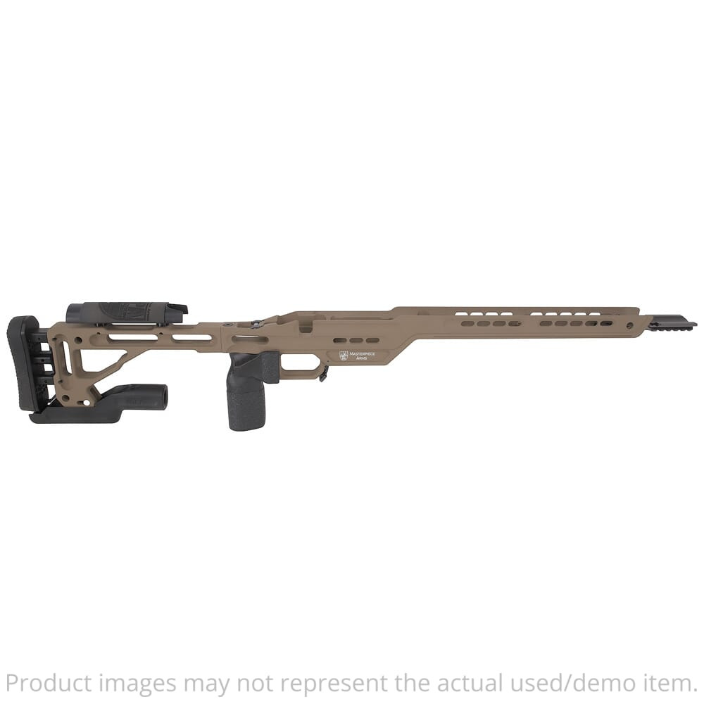 Masterpiece Arms Remington SA RH Flat Dark Earth Hybrid Chassis HYBCHASSISREMSA-FDE-RH-21 Slightly Scratched UA5392 - 