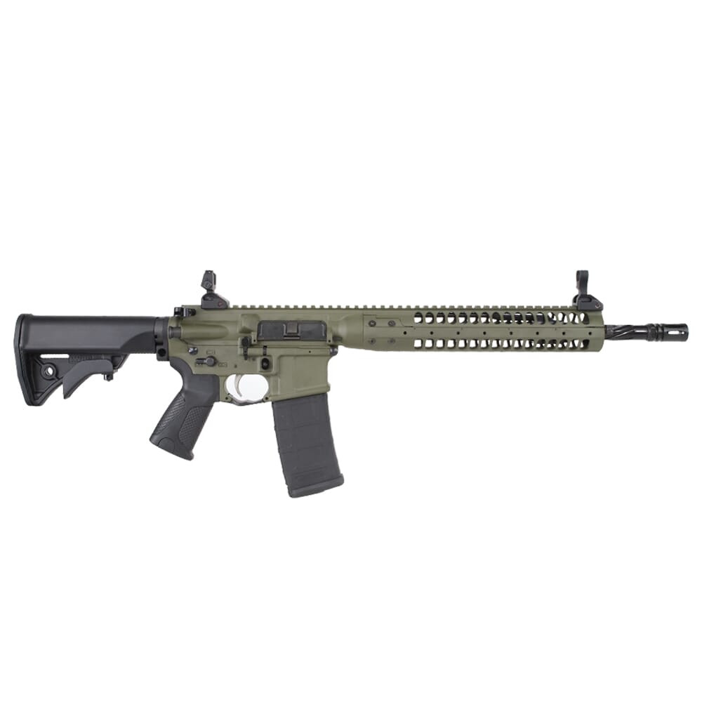 LWRC International LWRC IC-SPR 5.56mm NATO 14.7" 1:7" P&W Bbl OD Green Special Purpose Rifle ICR5ODG14PSPR - LWRC International