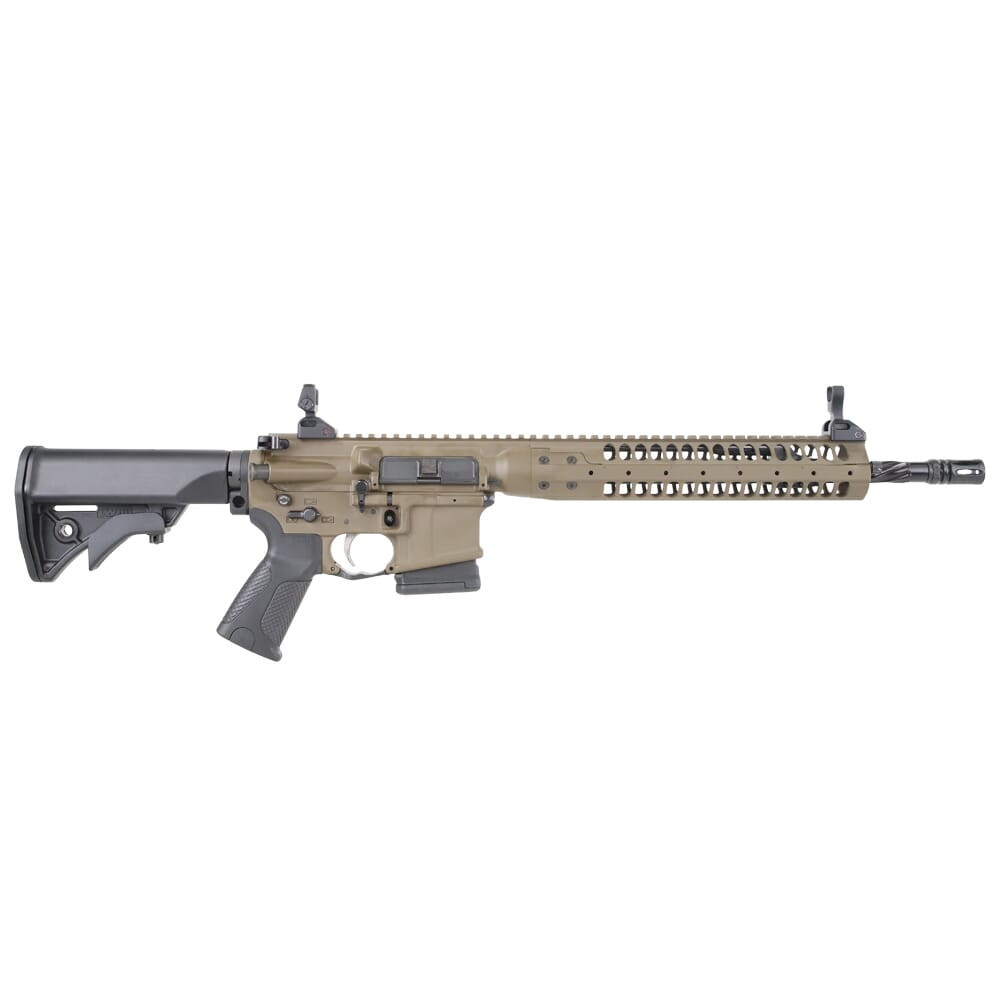 LWRC International LWRC IC-SPR 5.56mm NATO 14.7" 1:7" P&W Bbl Patriot Brown CA Compliant Special Purpose Rifle ICR5PBC14PSPRCAC - LWRC International