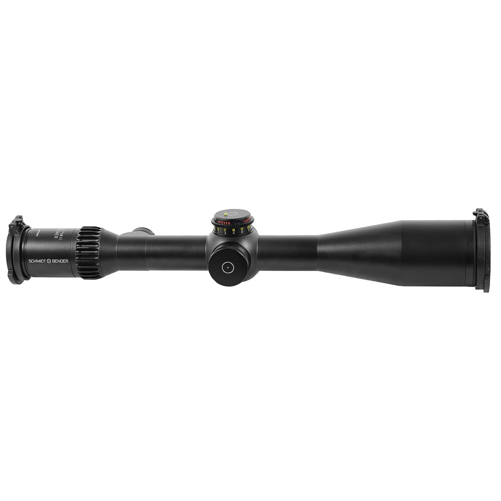 Schmidt Bender 5-45x56mm PM II High Power LP LRR-MIL 1cm cw DT27 MTC LT / ST ZC CT Riflescope 666-911-41C-G9-E9 - Ring Marks - Mark On Turret w/ - USED/MISC