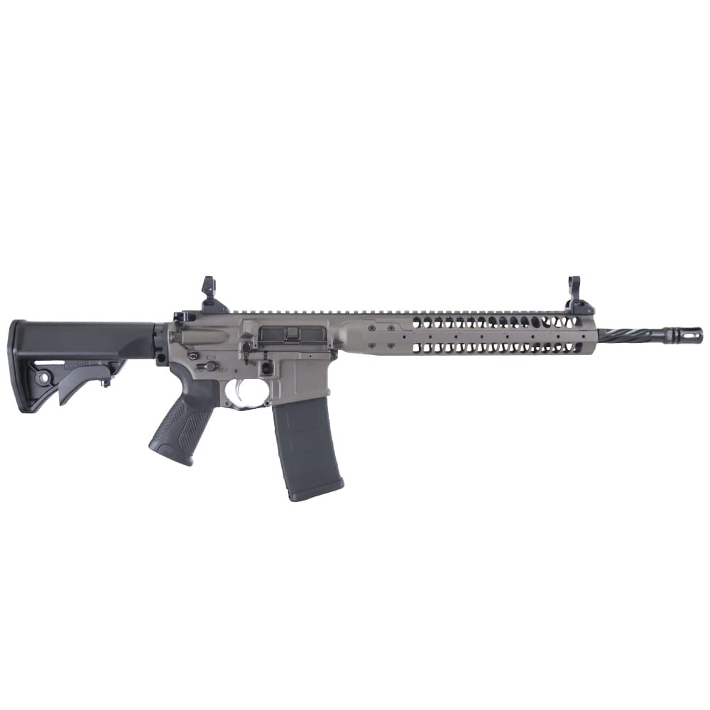 LWRC International LWRC IC-SPR 5.56mm NATO 16.1" 1:7" 1/2x28 Bbl Tungsten Grey CA Compliant Special Purpose Rifle ICR5TG16SPRCAC