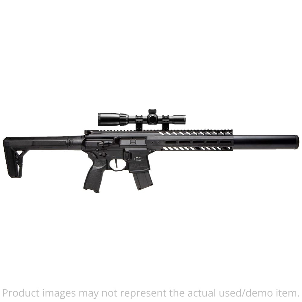 Sig Sauer MCX GEN II Air .177 Cal 90gr CO2 Air Rifle w/Scope, (1) 30rd Pellet Mag & M-LOK Handguard AIR-MCX-177-G2-BLK-SCOPE - Excellent Condition - 