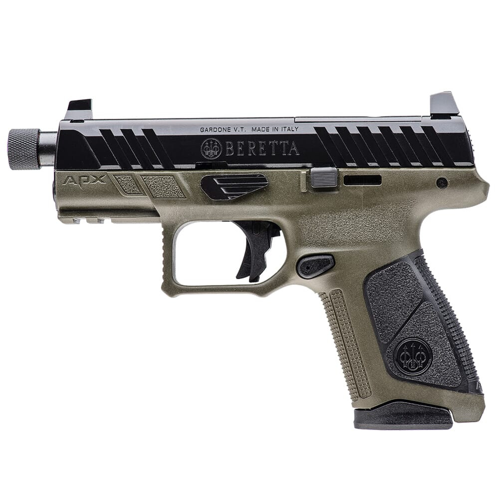 Beretta APX A1 9mm 4.2" Bbl Compact Tactical Pistol w/(3) 10rd Mags JAXA1C910TAC - Beretta