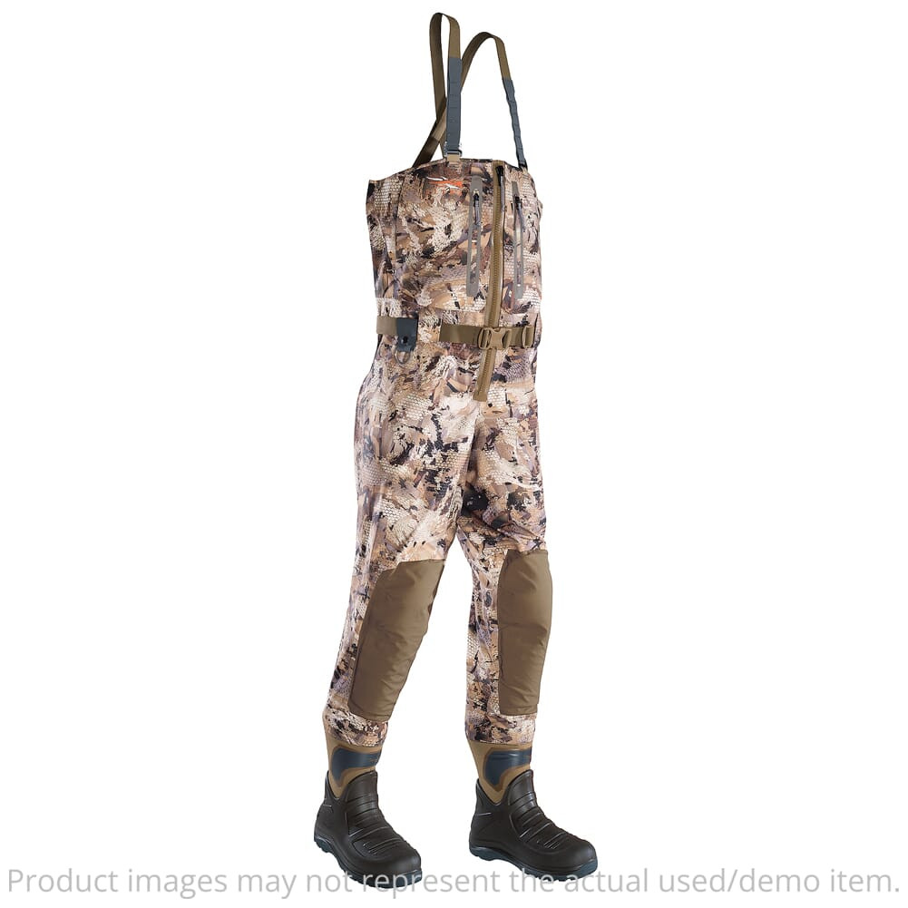 Sitka Gear Delta Zip Wader Optifade Waterfowl Large Short 10 Boot 50260-WL-LS-10 - Excellent Condition UA5710
