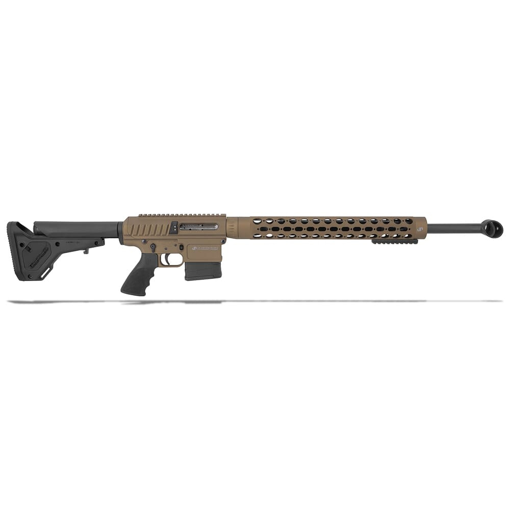 JP Enterprises Long Range Precision Rifle 6.5 Creedmoor 22" 1:8" Burnt Bronze Cerakote w/(1) 10rd P-Mag JP-LRP07-19-0272 Order #19-0272 - JP Enterprises