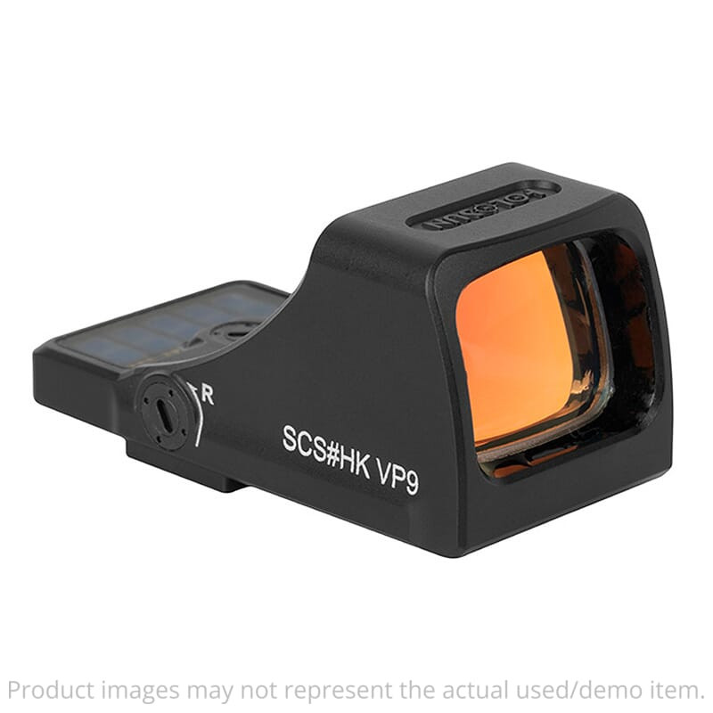 Holosun SCS-VP9-GR Multi-Reticle 32MOA Green Circle & 2MOA Dot HK VP9 Pistol Cut Solar-Charging Reflex Sight SCS-VP9-GR - Excellent Condition UA5753 - Holosun