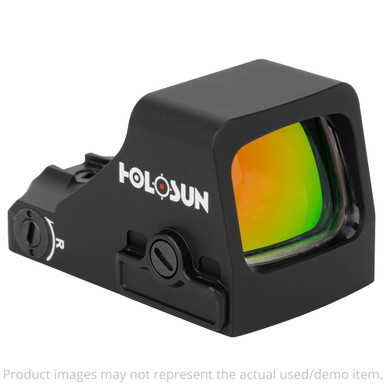 Holosun HS407K-X2 Compact 6MOA Dot Only Open Reflex Sight w/Shake Awake HS407K-X2 - Scratches, Chip in R side Frame and Screw Hole, Missing - USED/MISC