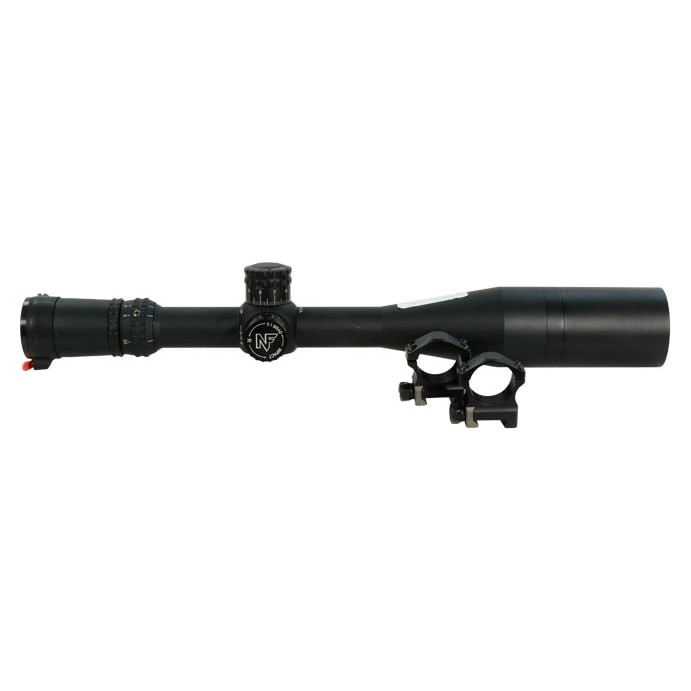 Nightforce NXS 3.5-15x50 F1 FFP H58 Illum Reticle - with NF rings and sunshade - Light ring marks, no box - USED/MISC