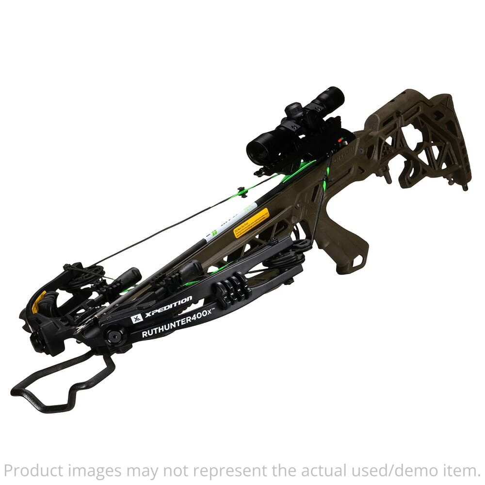 Xpedition Archery Rut Hunter400X OD Green Crossbow XACW1002 - Excellent Condition UA5991 - 