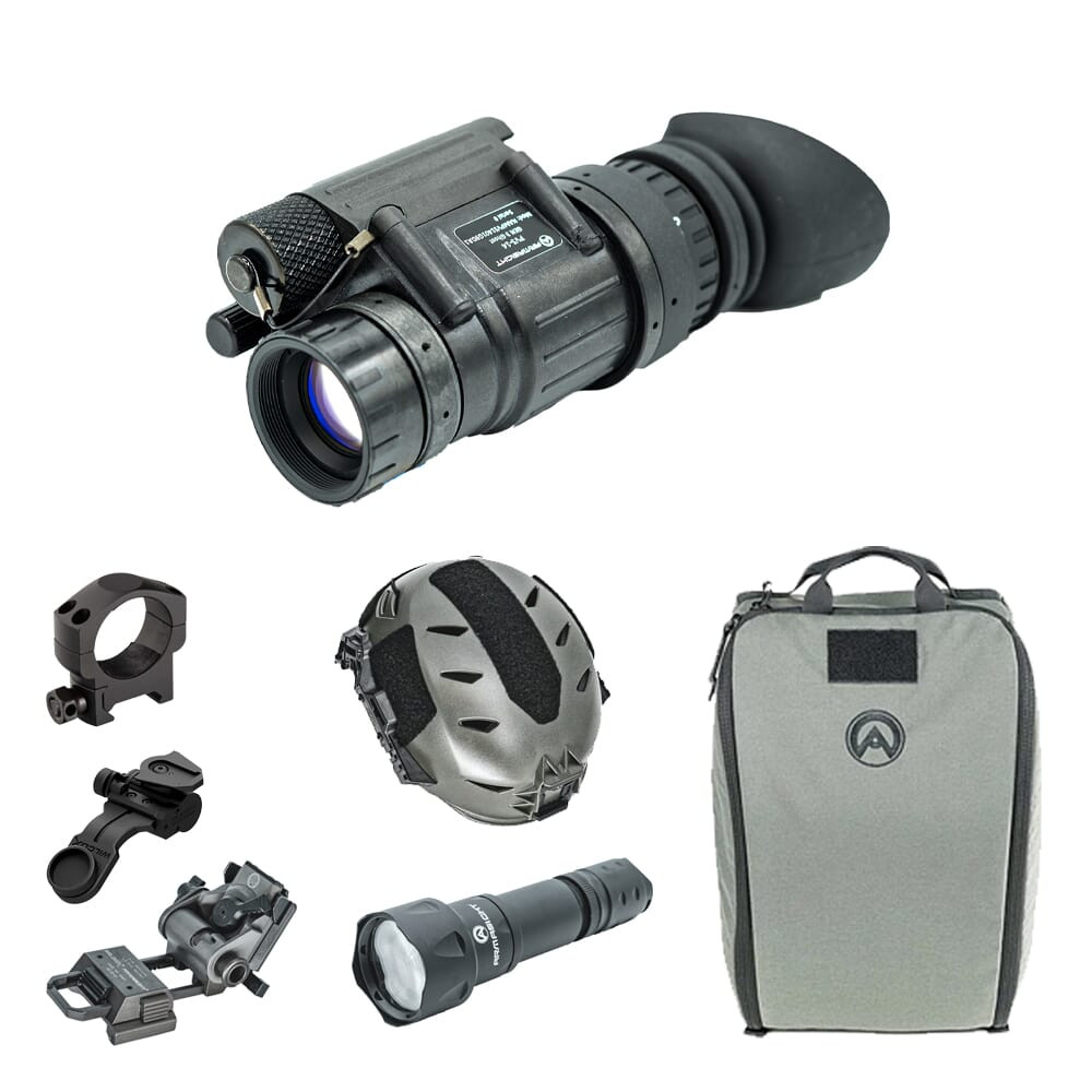 Armasight PVS-14 Gen 3 Pinn MIN 2376 FOM WP Night Vision Monocular Premium Kit KPVS14GHPREMI1 - Armasight