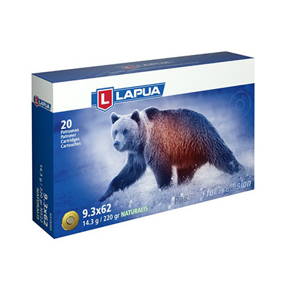 Lapua 9.3x62 Naturalis Solid 250gr Ammo N319204 - Lapua