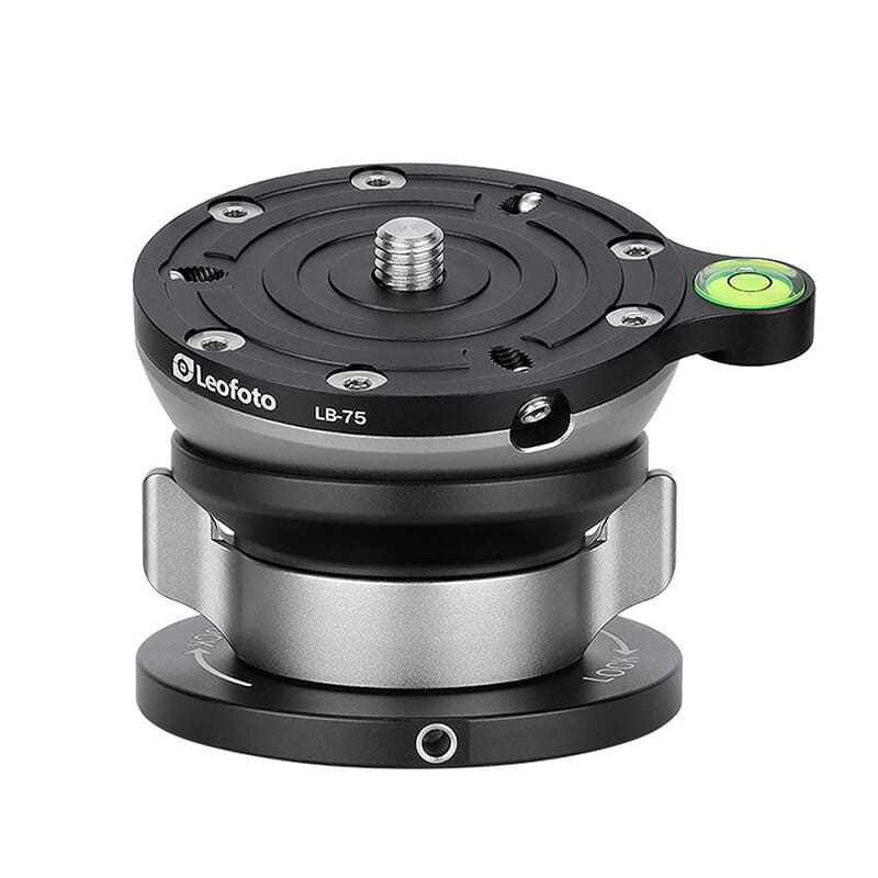 Leofoto LB-75 75mm Quick Adjust Horizontal Head Leveling Base LB-75 - Leofoto