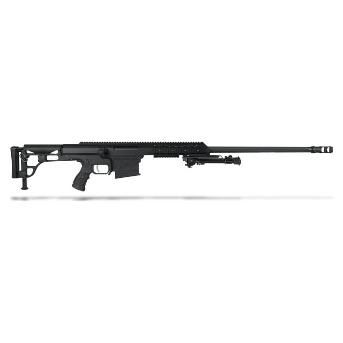 Barrett Model 98B .338 Lapua Magnum Rifle System: 26' Fluted Barrel, Bipod, Monopod, 2 Mags and comes in Pelican 1750 case. In excellent - USED/MISC
