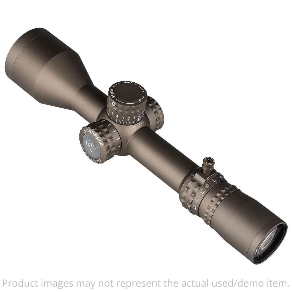 Nightforce NX8 2.5-20x50mm F1 .25 MOA Illum PTL MOAR Dark Earth Riflescope C685 - Small Chip in Finish UA7170 - Nightforce Optics