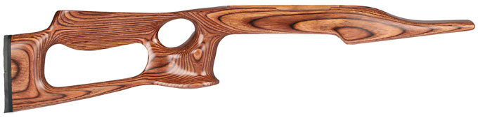 Volquartsen Brown Laminated Lightweight TH Stock - Volquartsen