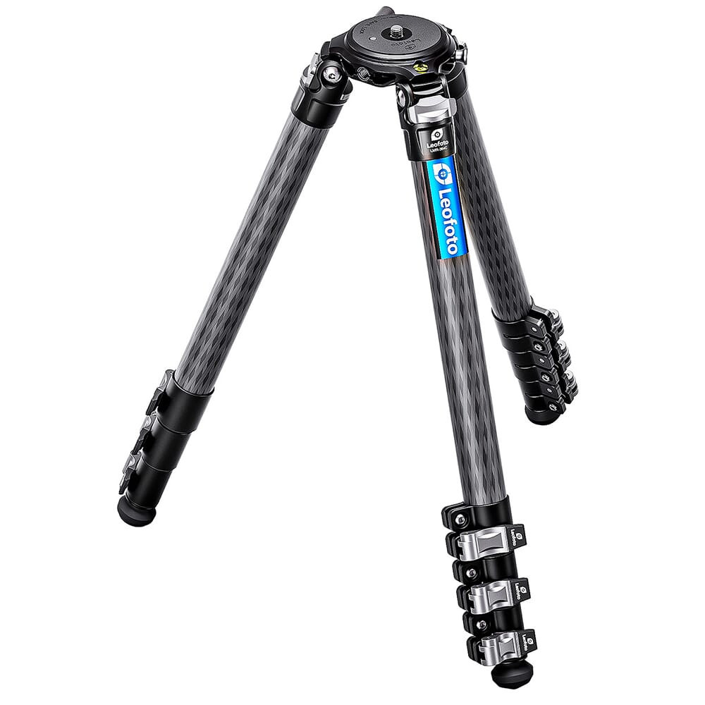 Leofoto LM Flip Lock Series LMR-364C Professional Heavy Duty Carbon Fiber Flip Lock Tripod w/75mm Video Bowl and Bag LMR-364C-FLIP-LOCK - Leofoto