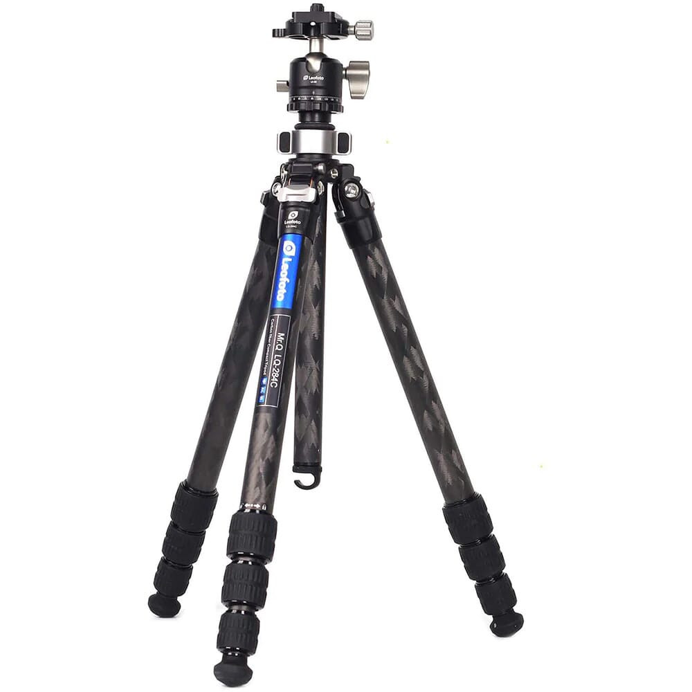 Leofoto LQ-284C Premium Carbon Fiber Tripod + LH-30 Ballhead w/Quick Swap Center Column+Apex Platform & Tripod Bag LQ-284C+LH-30 - Leofoto
