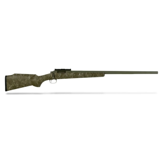 Dakota Arms "Varminter All-Weather" in 20 PPC with Single shot action, 26" fluted barrel in Kevlar Based Synthetic Stock. All metal coated in Green - 
