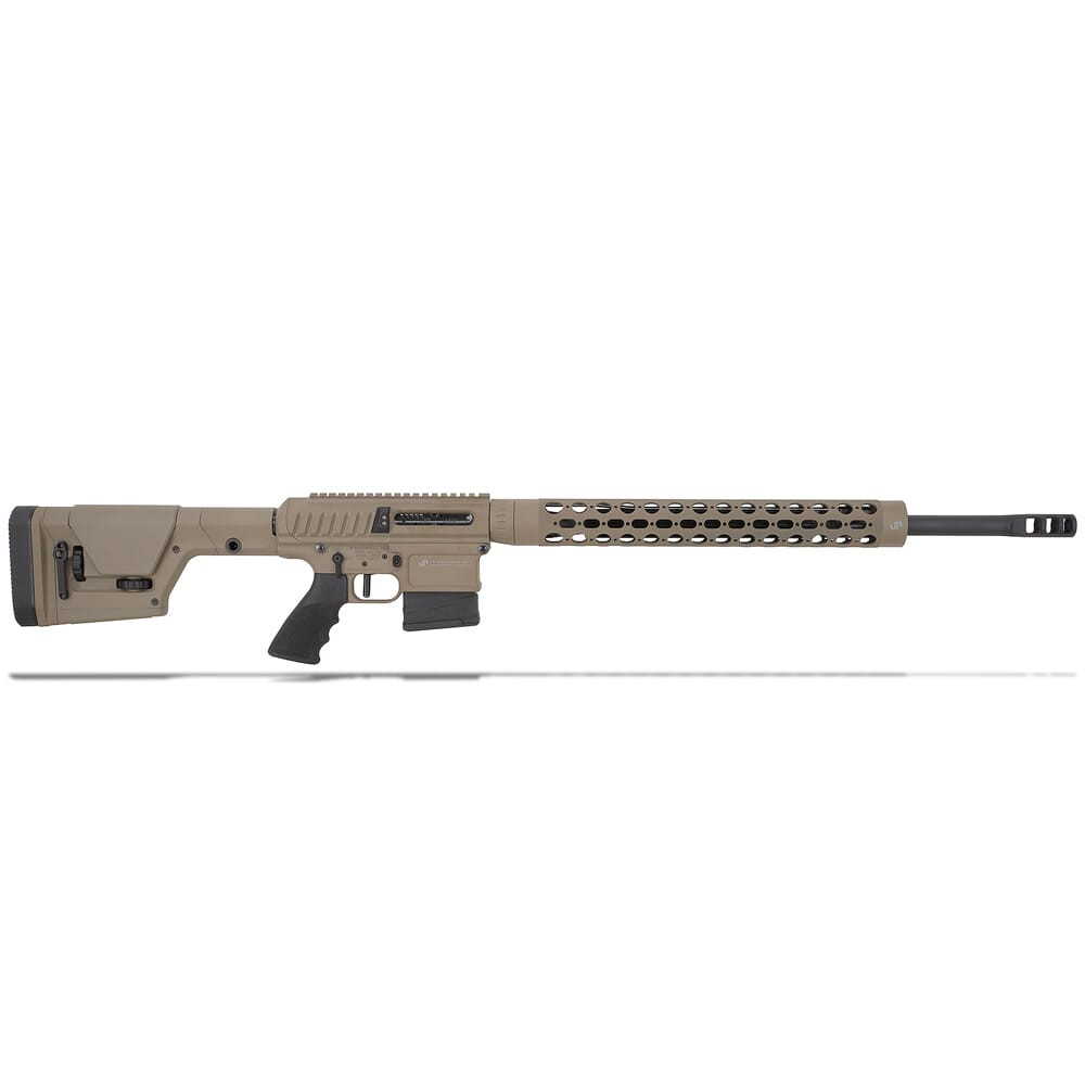 JP Enterprises LRP 6.5 CM Rifle 22" 1:8" 3-Port Comp FDE w/(1) 10rd P-Mag LRP-07-65-22 - JP Enterprises