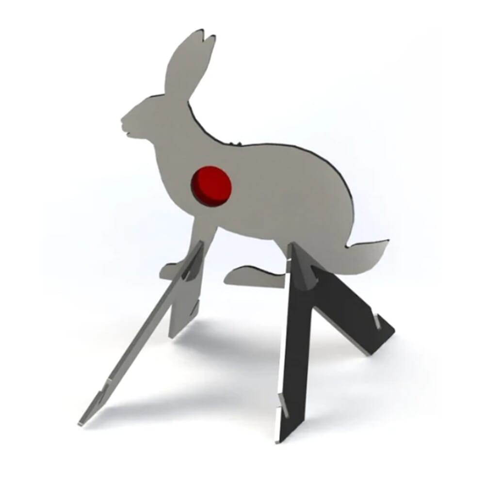 Precision Targets Life-Size Cottontial Rabbit w/Reactive Vitals & Stand LSCRRVS - Precision Targets