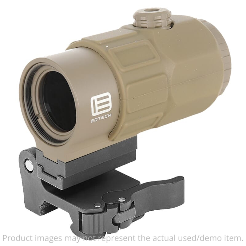 EOTECH G45 5x Tan Magnifier w/QD STS Mount G45.STSTAN - Light Mount Marks UA7164 - EOTech