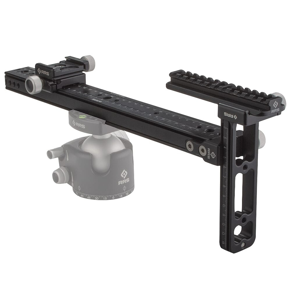Really Right Stuff Limited Visibility Spotter Kit w/Mini-Clamp Package, 14.2"/360mm Cinema Rail, CRD-Rail, MPR-EC & PRA-135 RRS-9000464 - Really Right Stuff