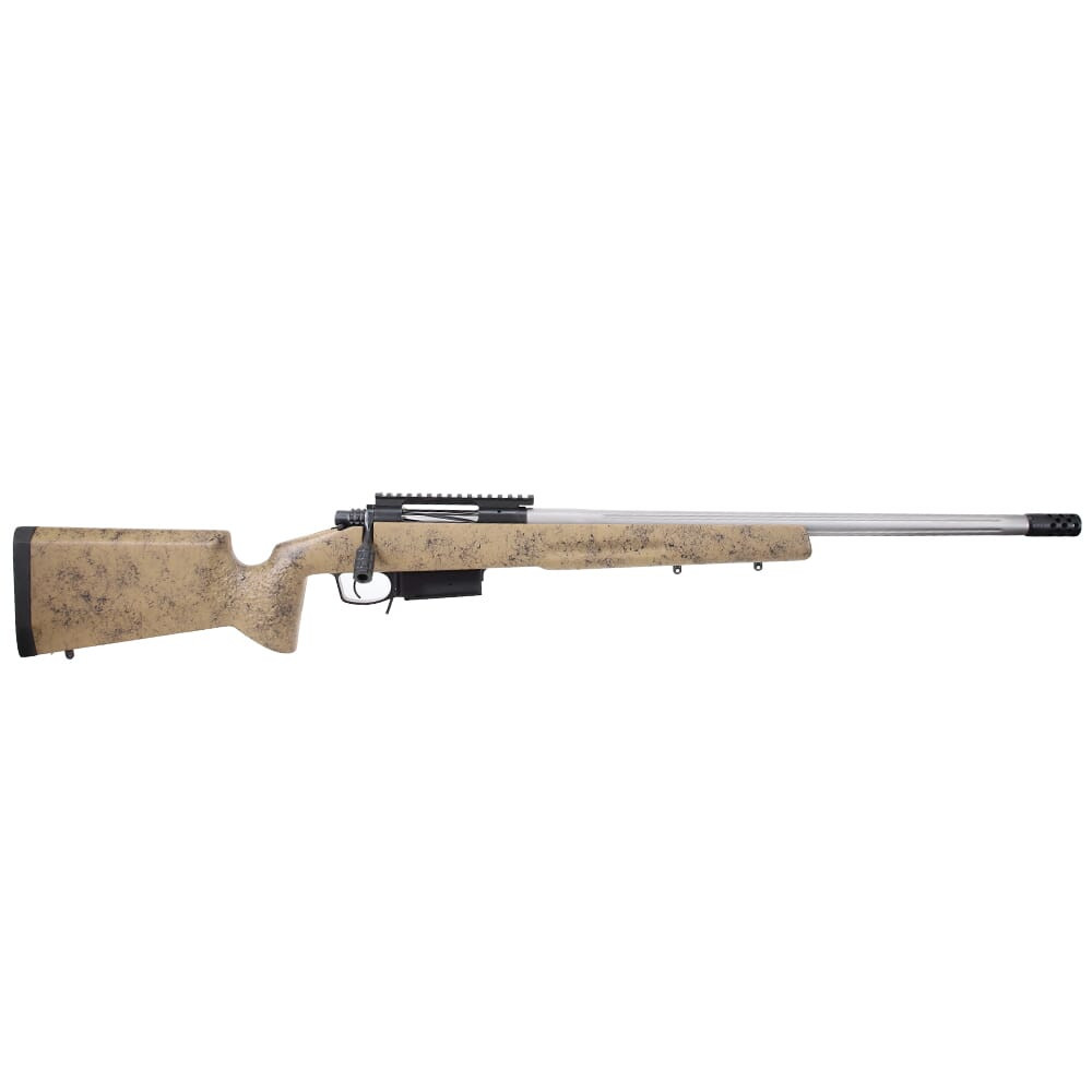 Cooper Firearms M22R Raptor-M .308 Win 22\" 1:8\" Fluted SS Bbl Manners Tan/Blk Stock Rifle w/Spiral Fluted Bolt, MB, 20MOA Pic Rail & Tac Bolt Handle - 