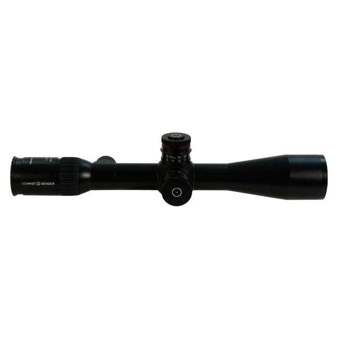 Schmidt Bender PMII 3-20x50 L/P P4 Fine MRAD Locking MTC CCW. In excellent condition with faint ring marks. Comes with flip up lens covers and - USED/MISC