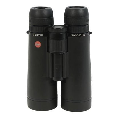 Leica Duovid 10-15x50 Black Binocular- In excellent condition. Comes with neck strap, instructions and ocular lens cap. No box.-UB843 - USED/MISC