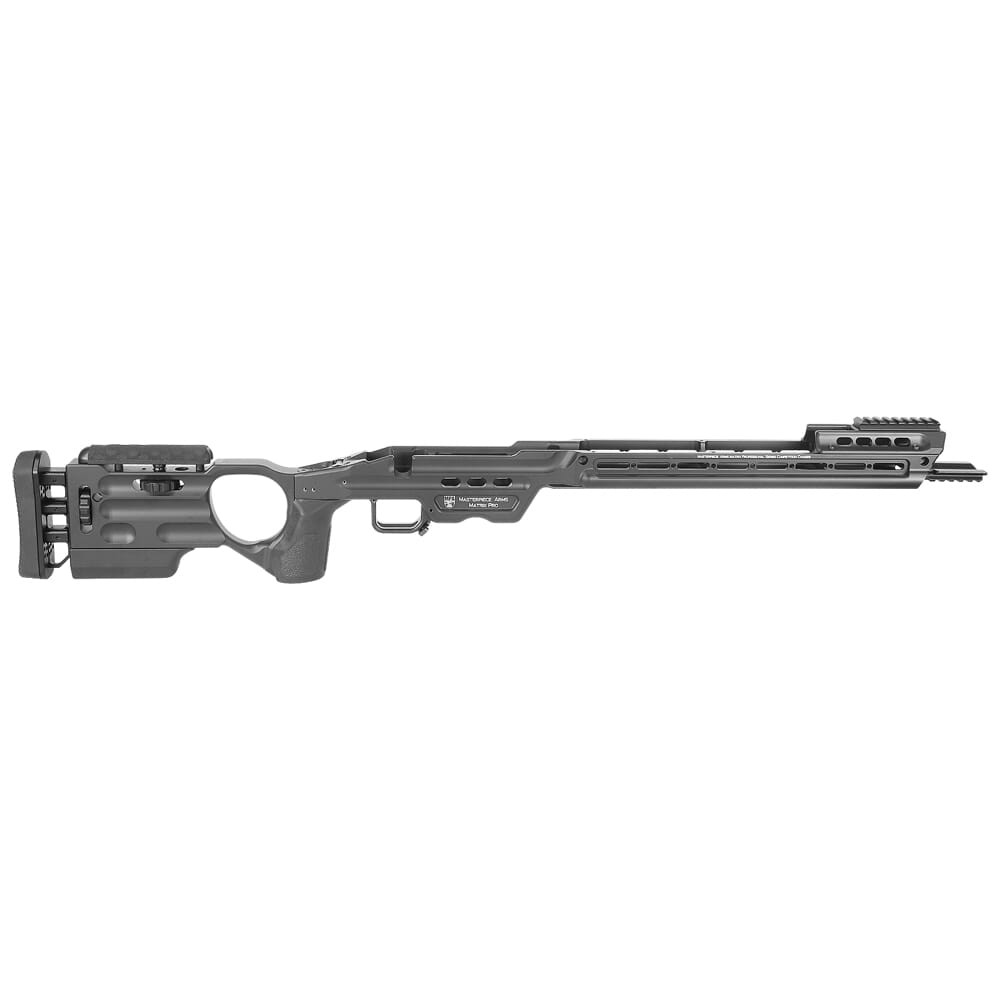 Masterpiece Arms Remington SA RH Black Matrix Pro Chassis MATRIXPROCHASSISREMSA-BLK-RH-22 - Masterpiece Arms